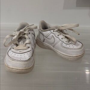 Nike Air Force 1 Low Retro TD 314194 117 Triple White - AF1 Toddler Size 5C